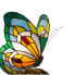 Настольная лампа Viro Mariposa Cтекло 23 x 28 x 23 cm Бабочка