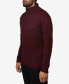 Men's Ribbed Pattern Turtleneck Sweater