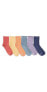 ფოტო #1 პროდუქტის Women's 6 Pack Whisper Soft Crew Socks, Mid Bright's, One Size