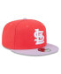 Фото #3 товара Men's Red, Purple St. Louis Cardinals Spring Basic Two-Tone 9FIFTY Snapback Hat
