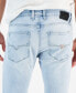 Фото #6 товара Men's Light-Wash Slim Tapered Fit Jeans