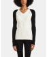 Фото #1 товара Women's V-Neck Scout Sweater