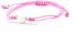 Фото #1 товара Кружевной браслет из розового каббалата с настоящим жемчугом AGB540