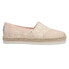 Фото #1 товара TOMS Alpargata Platform Womens Pink Sneakers Casual Shoes 10018247T