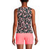 Фото #8 товара Women's Chlorine Resistant High Neck UPF 50 Modest Tankini Swimsuit Top