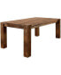 Yukaiah Solid Wood Rectangular Dining Table