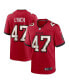 ფოტო #1 პროდუქტის Men's John Lynch Red Tampa Bay Buccaneers Retired Player Game Jersey