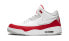 Кроссовки Nike Air Jordan 3 Retro Tinker White University Red (Белый, Красный)
