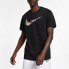 Фото #2 товара Nike DRI-FIT Big Swoosh 篮球短袖T恤 男款 黑色 / Футболка Nike DRI-FIT Big Swoosh T BQ3658-010