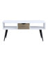 Halima Coffee Table, White & Black Finish Черный, 1 Count - фото #3