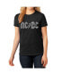 ფოტო #1 პროდუქტის Women's AC/DC Premium Blend Word Art T-Shirt