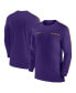 Фото #1 товара Men's LSU Tigers 2024 Sideline Coach UV Performance Long Sleeve T-Shirt