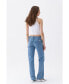 ფოტო #4 პროდუქტის Women's Cut-Out Detailed High Waist Jeans