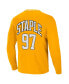 Фото #4 товара Men's NFL X Staple Yellow Pittsburgh Steelers Core Long Sleeve Jersey Style T-shirt