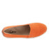 Фото #8 товара Trotters Accent T1803-800 Womens Orange Extra Wide Loafer Flats Shoes 11