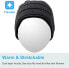 Фото #2 товара Мужская шапка синяя трикотажная Rotibox Bluetooth Beanie Hat Wireless Headphone for Outdoor Sports Xmas Gifts