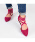 ფოტო #8 პროდუქტის Women's Marlee Strappy Pointed Toe Flats