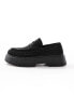 ASOS DESIGN chunky loafers in black diamante