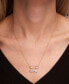 ფოტო #6 პროდუქტის Diamond Safety Pin Charm Collector Pendant Necklace (1/20 ct. t.w.) in 10k Gold, 17" + 1" extender, Created for Macy's