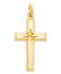 Фото #1 товара Macy's 14k Gold Charm, Cross Charm