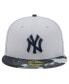 Men's Gray New York Yankees Active Team Camo 59FIFTY Fitted Hat Серый, 8 - фото #2