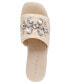 Фото #4 товара Women's Crystal Espadrille Wedge Sandals