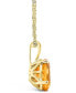 Фото #3 товара Macy's citrine (2-1/2 ct. t.w.) Pendant Necklace in 14K Yellow Gold
