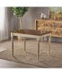 Фото #6 товара Clearwater Rectangular Sliding Top Table, Dark Oak and Cream, 29.5" x 29" x 49.88