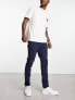 ASOS DESIGN skinny chinos in navy