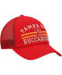 Men's '47 Red Tampa Bay Buccaneers Highpoint Trucker Clean Up Snapback Hat