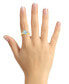 ფოტო #2 პროდუქტის Aquamarine and Diamond Ring (2-1/2 ct.t.w and 1/3 ct.t.w) 14K Yellow Gold