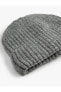 Фото #42 товара Шапка Koton Basic Knit Fold Acrylic Blend