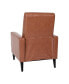 Darcy Recliner Chair Mid-Century Modern Tufted Upholstery Ergonomic Push Back Living Room Recliner