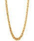 Фото #2 товара Italian Gold beveled Mariner Link 20" Chain Link Necklace in 10k Gold