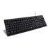 Inter-Tech K-118 - Full-size (100%) - USB - QWERTZ - Black - фото #1