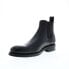Фото #4 товара Wolverine BLVD Chelsea W990092 Mens Black Leather Lace Up Chelsea Boots 7