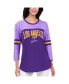 ფოტო #3 პროდუქტის Women's Los Angeles Lakers Play the Game 3/4-Sleeve T-Shirt