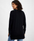 ფოტო #2 პროდუქტის Women's Solid V-Neck Sweater, Created for Macy's