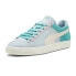 Фото #2 товара Puma Suede Iconix Summer Lace Up Mens Beige, Green, Grey Sneakers Casual Shoes