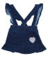 ფოტო #4 პროდუქტის Baby Girl Bodysuit and Knit Denim Skirtall Set