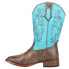 Фото #5 товара Roper Cowboy Classic Square Toe Cowboy Womens Blue, Brown Casual Boots 09-021-1