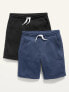 2-Pack Fleece Jogger Shorts for Boys (At Knee)