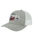 ფოტო #3 პროდუქტის Men's Heather Gray UConn Huskies 2023 NCAA Men's Basketball Tournament March Madness Final Four Trucker Adjustable Hat