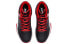 High-top Xtep 881419129682 Sneakers in Genuine Leather, Black-Red.