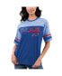 ფოტო #1 პროდუქტის Women's Royal Buffalo Bills Track T-shirt