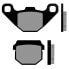 Фото #2 товара BRENTA MOTO 3075 organic rear Brake Pads