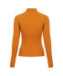 Фото #2 товара Women's Turtleneck Knit Sweater