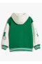 Yeşil - Beyaz Kız Çocuk Ceket 4WKG10057AK