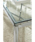 Фото #2 товара Nova 48" Glass and Chrome Cocktail Table