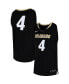 Фото #2 товара Men's 4 Black Colorado Buffaloes Team Replica Basketball Jersey